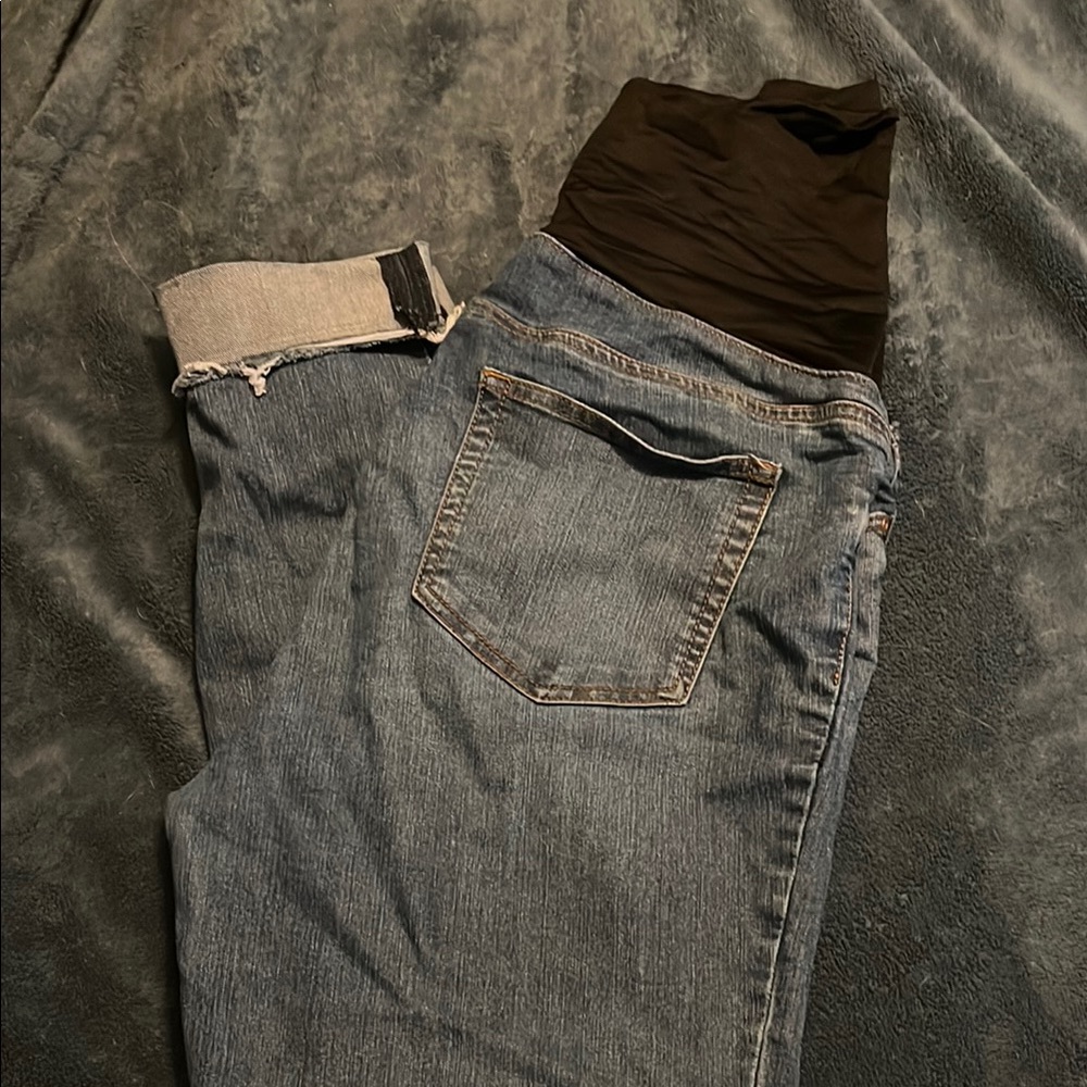 Women's Blue Maternity Jeans